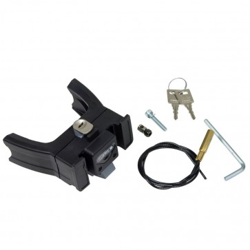 handlebar bag mounting set with lock